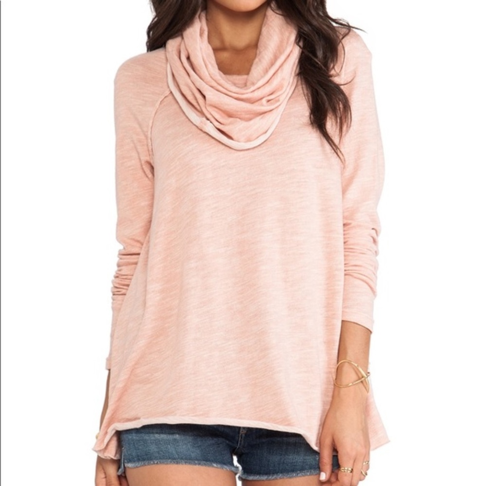Free People Beach Cocoon Cowl Neck Shirt XS/S NWT!